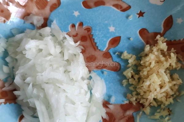 肉末香菇咖喱酱的做法图解3