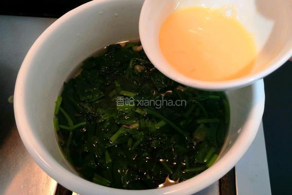 菠菜火腿鸡蛋汤的做法图解11