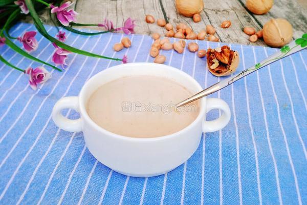 核桃花生牛奶的做法图解7