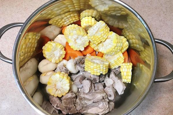 胡萝卜马蹄玉米炖排骨的做法图解7