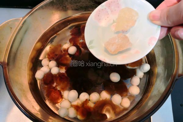 莲子桃胶红薯汤的做法图解9