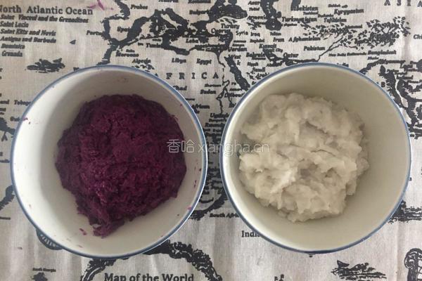 紫薯山药糕的做法图解4