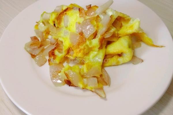 洋葱煎蛋的做法图解7