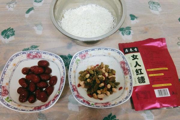 红枣糯米饭的做法图解3