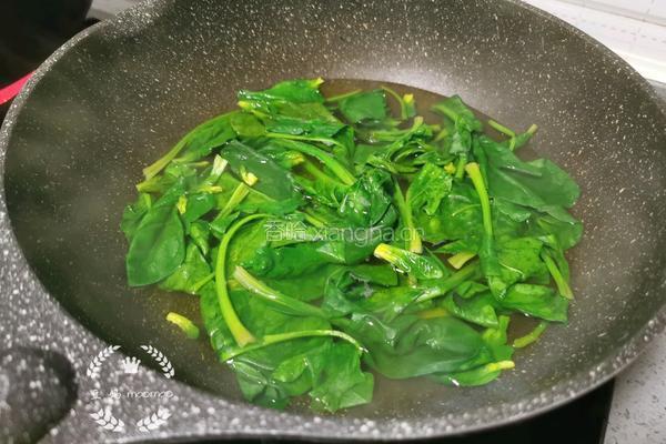 菠菜鸡蛋饼的做法图解3