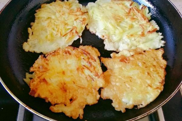 土豆丝煎饼的做法图解6