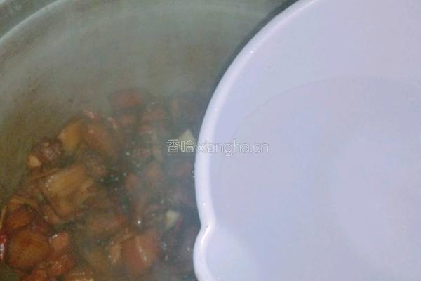 豆角焖肉的做法图解8