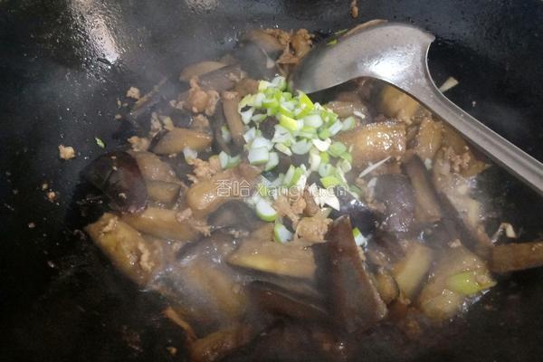 肉沫茄子的做法图解8