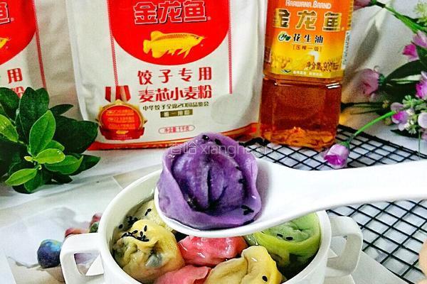 美味彩色素饺子的做法图解18