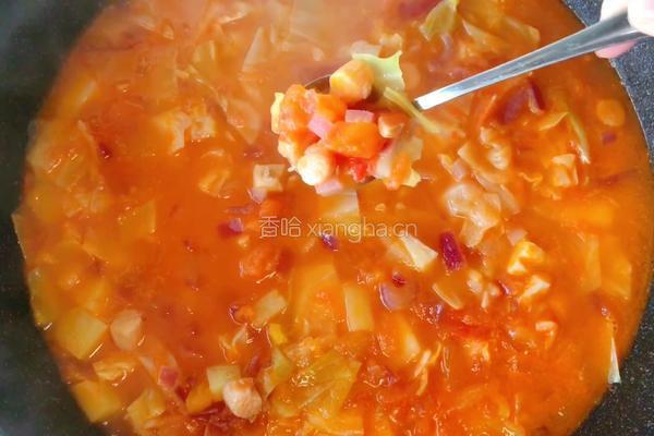 干贝替换牛肉版的—罗宋汤的做法图解10