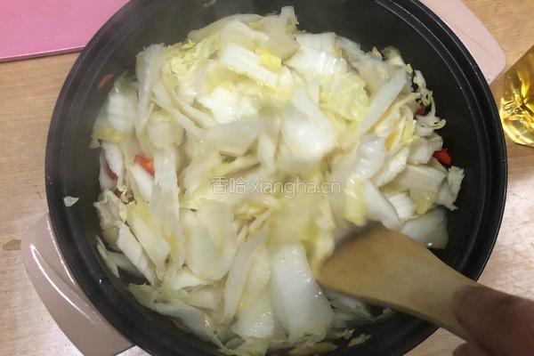 醋溜白菜的做法图解13