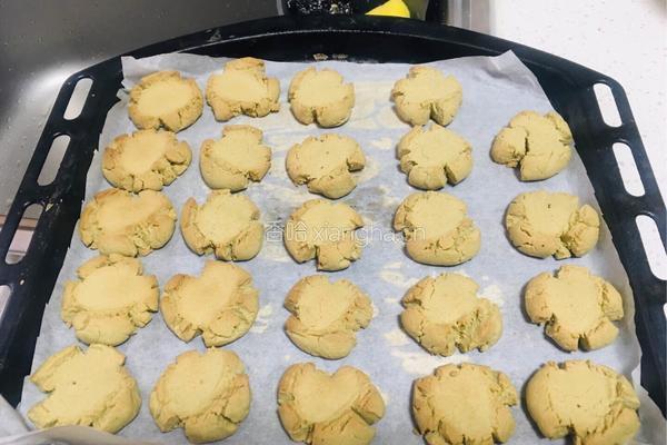 抹茶味的玛格丽特饼干的做法图解12