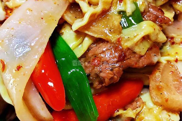 泡菜炒嫩牛肉