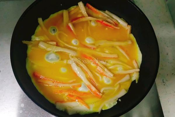 简约不简单的蟹棒滑蛋的做法图解4