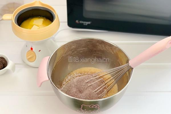 假装栗子的的巧克力玛德琳的做法图解4