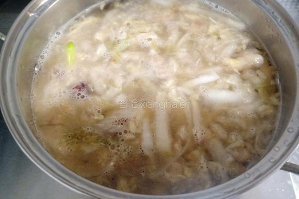 酸菜粉丝豆腐羊肉汤的做法图解8