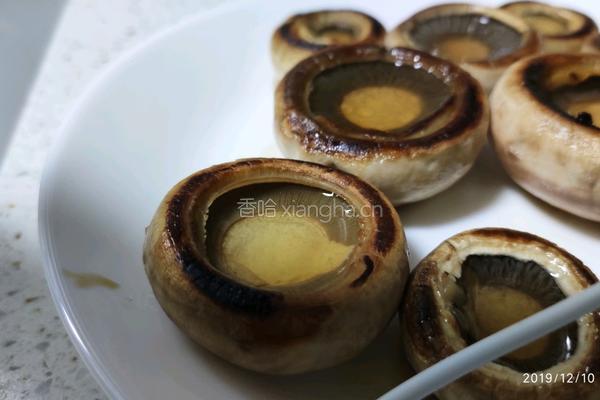 煎口蘑的做法图解6