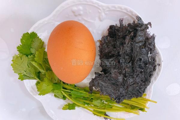 紫菜蛋花汤的做法图解1