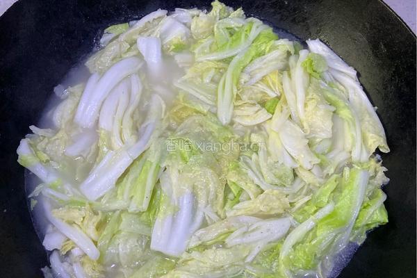 奶汤白菜的做法图解7