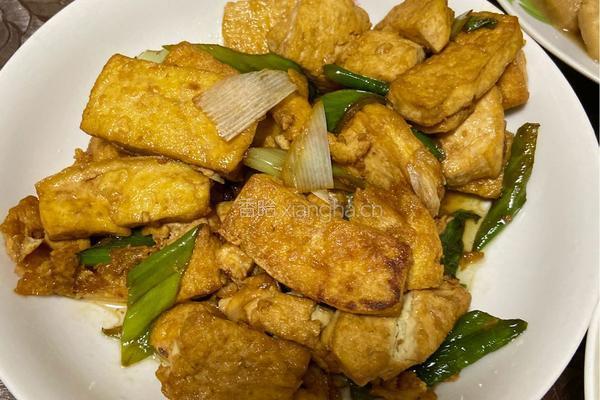大葱炒豆腐的做法图解6