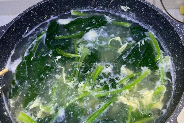 菠菜鸡蛋粉丝汤的做法图解5