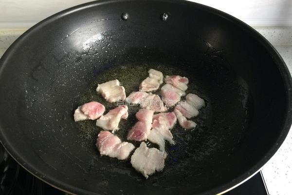 茶树菇炒五花肉的做法图解4
