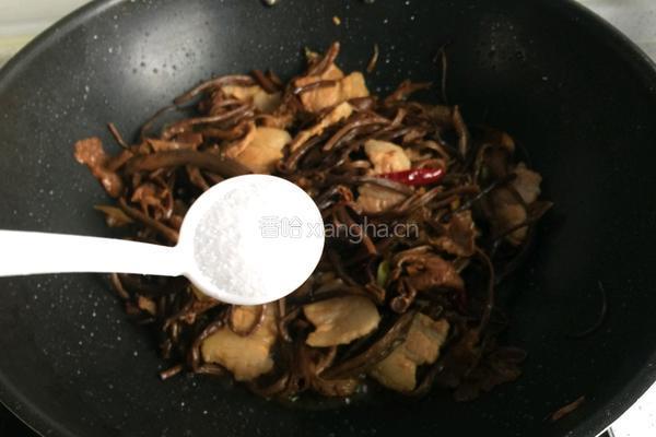 茶树菇炒五花肉的做法图解9
