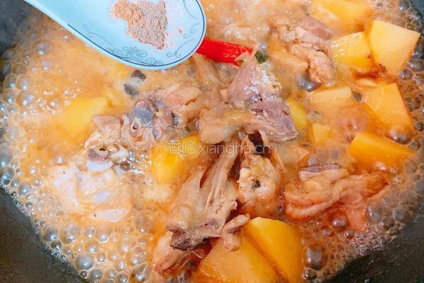 鸡腿烧土豆的做法图解12