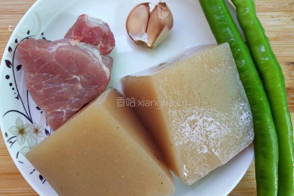 肉沫魔芋豆腐的做法图解1
