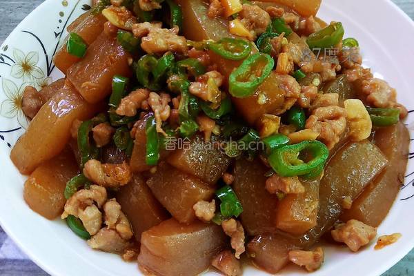 肉沫魔芋豆腐的做法图解10