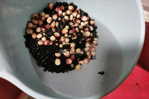 紫米牛奶羹的做法图解2