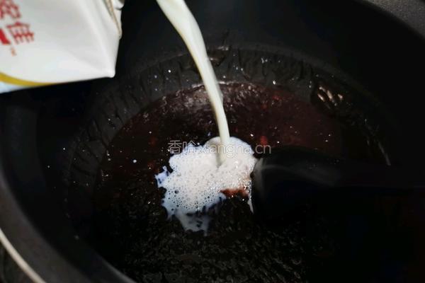 紫米牛奶羹的做法图解8