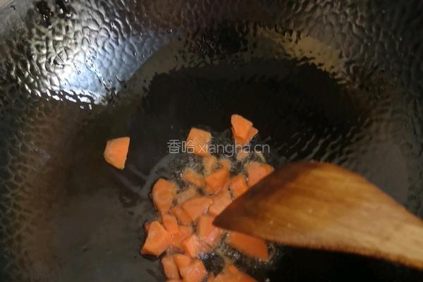 肉末花菜的做法图解3