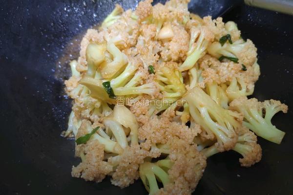 清炒花菜的做法图解4
