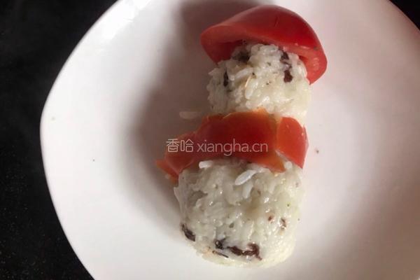 圣诞饭团的做法图解10