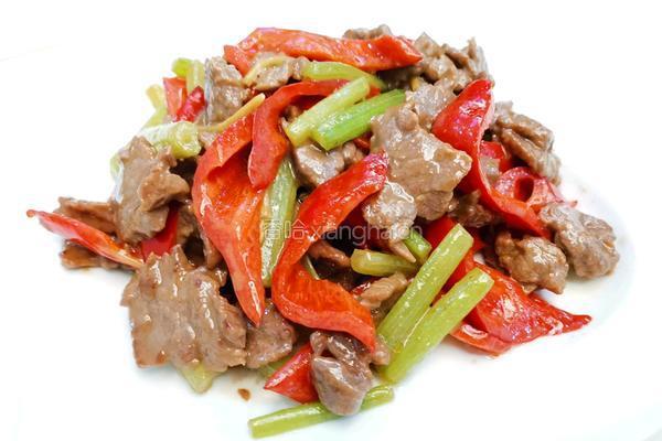 炒牛肉的做法图解6