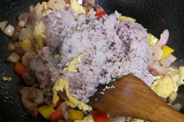 什锦炒饭的做法图解6