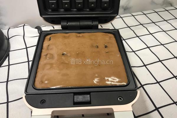 巧克力华夫饼的做法图解6