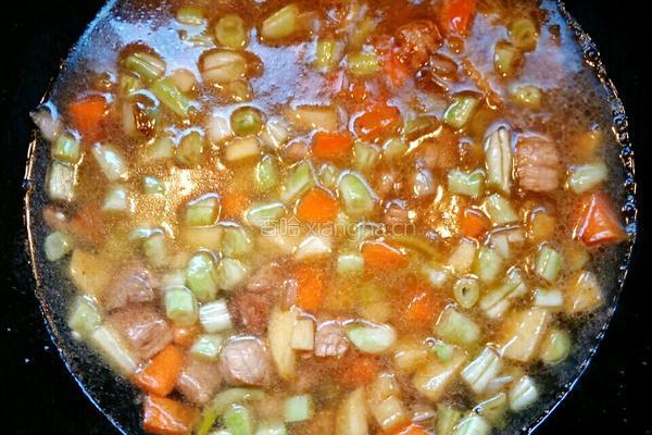 冬天来一碗美味炖菜加饭团的做法图解8