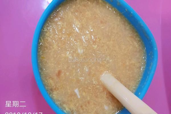 宝宝8个月鸡蛋柿子面