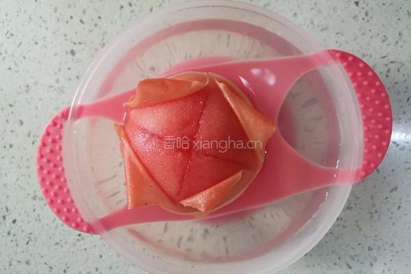 宝宝8个月鸡蛋柿子面的做法图解4
