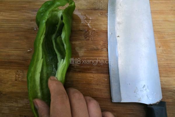 烤箱版•青椒酿肉的做法图解7