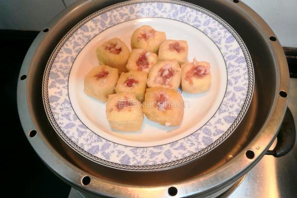 豆腐泡酿肉的做法图解11