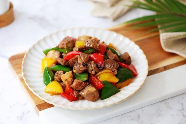 彩椒炒牛肉的做法图解15