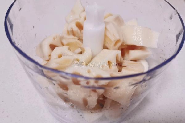 香煎藕饼的做法图解2