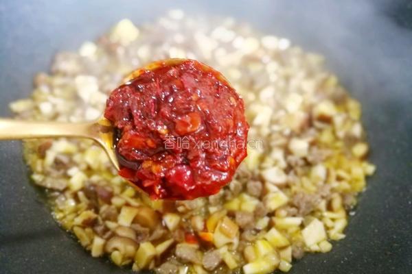 香菇肉酱面的做法图解9