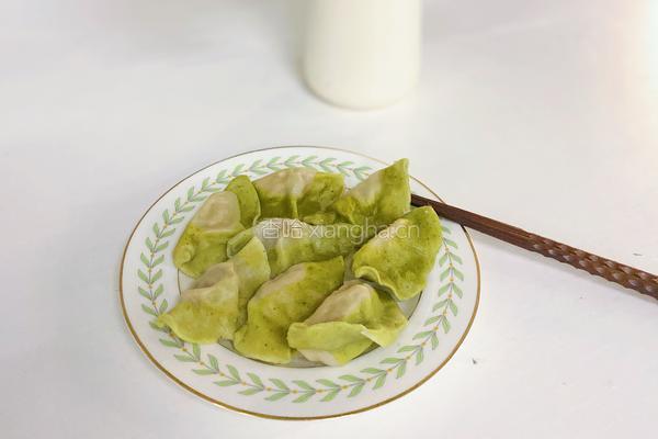 冬至必吃的翡翠白玉饺子的做法图解12
