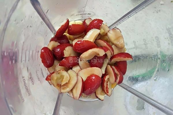 红枣豆浆的做法图解3