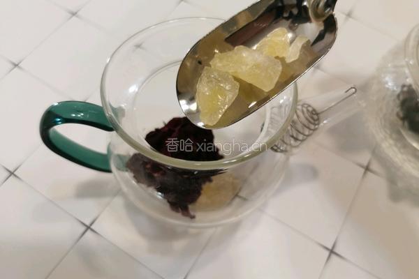 玫瑰洛神花茶的做法图解4