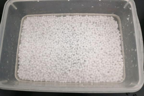 桂花西米紫薯糕的做法图解3